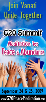 Vanati Pittsburgh G20 Meditation for Peace and Abundance